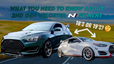 2018+ Veloster N wheel & tire fitment guide