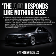 Audi B8 S4 6MT Build Guide: 3.0T Mod Order That Works