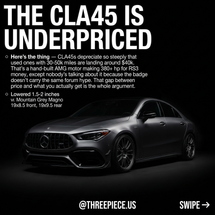 CLA45 AMG vs RS3: Why the Mercedes Is the Smarter Buy