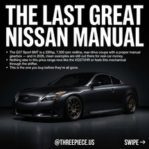 Infiniti G37 Sport 6MT Buying Guide: V36 in 2026