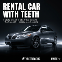 Pontiac G6 GXP: 252HP Sleeper Nobody Sees Coming Under $8K