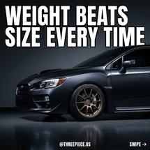 Why Wheel Weight Matters More Than Size: 2 Pounds = 8 Pounds Physics