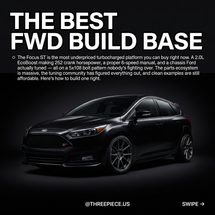 Ford Focus ST Mk3 Build Guide: 2.0L EcoBoost Mod Order