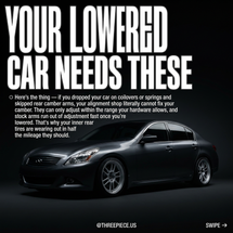 Rear Camber Arms Explained: Why Your Lowered Car Needs Them