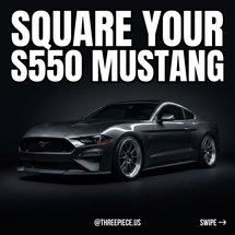 S550 Mustang Wheel Fitment Guide: Square vs Staggered Setups
