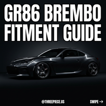 GR86/BRZ Brembo Wheel Fitment Guide: What Sizes Actually Clear
