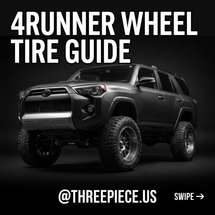 Toyota 4Runner Wheel & Tire Guide: Stock to TRD Pro to Built