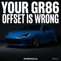 GR86 & BRZ Wheel Fitment Guide: Offset and Width That Fits