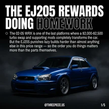 2002-2005 Subaru WRX GD Build Guide: EJ205 Mod Order