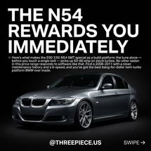 BMW E90 335i N54 6MT Build Guide: Mod Order That Works