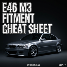E46 M3 Wheel Fitment Guide: Square vs Staggered Setups