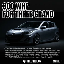Mazdaspeed 3 Gen 2 Build Guide: MZR-DISI Mod Order