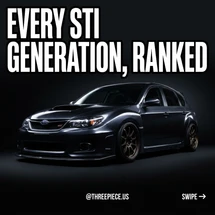 Subaru WRX STI History: Every Generation Ranked