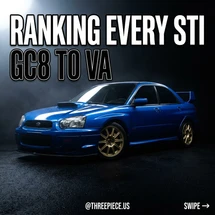 Subaru WRX STI Generations Ranked: GC8 to VA
