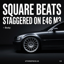 E46 M3 Wheel Fitment Guide: Square vs Staggered Setups