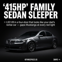 Pontiac G8 GXP Buying Guide: 415HP LS3 Sleeper Under $25K