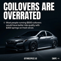 Are Coilovers Overrated? Why $300 Springs Beat $800 Coilovers