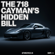 Porsche 718 Cayman: Why You Shouldn't Buy One