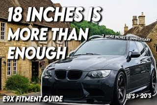 E9x BMW 3-Series Wheel Fitment Guide (E90 E91 E92 E93)
