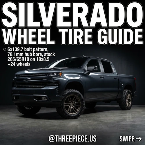 Chevy Silverado 1500 Wheel & Tire Guide: Stock to 6-Inch Lift Sizing