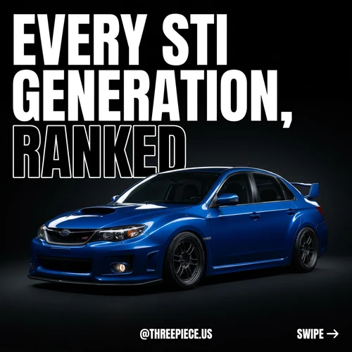 Subaru WRX STI History: Every Generation Ranked