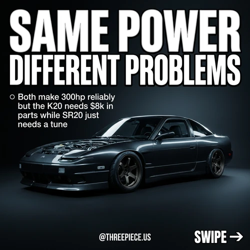 K20 vs SR20DET S13 Swap: Daily Drift Build Reality Check