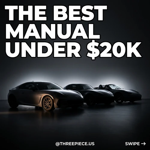 Best Manual Sports Car Under $20K: 3 Picks for 2025