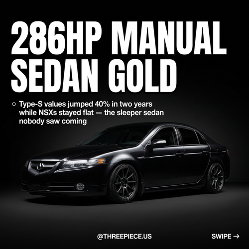 2004-2008 Acura TL Type-S: 286HP Manual Sedan Appreciating Faster Than NSX