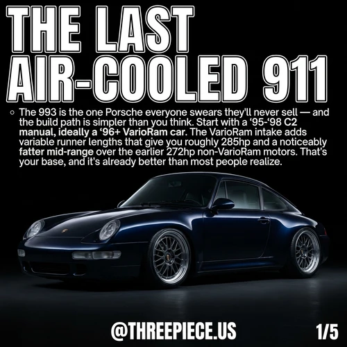 Porsche 993 Build Guide: Mod Order That Actually Works