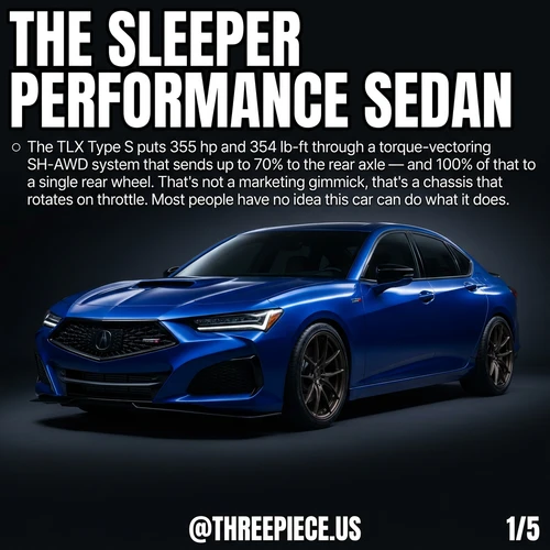Acura TLX Type S: 3 Reasons This Sedan Is Underrated