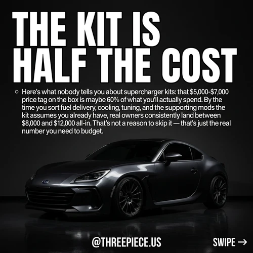 Supercharger Kits: Real Cost, Real Gains, Honest Verdict