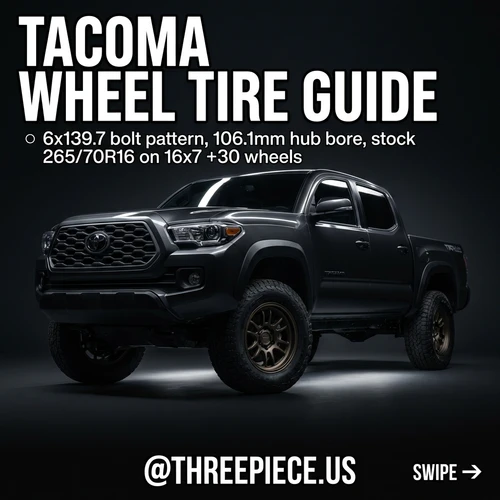 Toyota Tacoma Wheel and Tire Guide: Stock to 6-Inch Lift with 35s