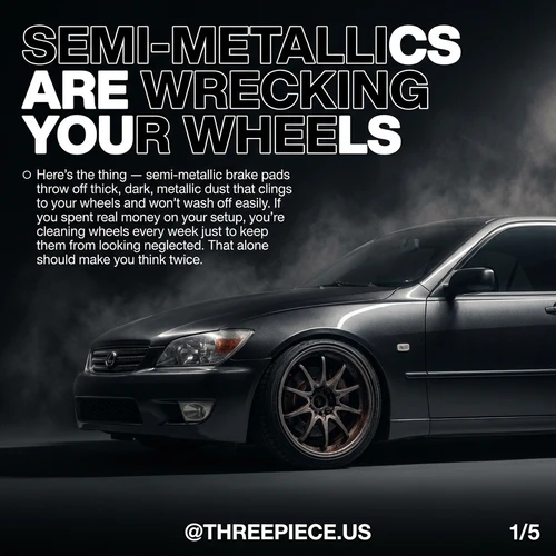 Semi-Metallic Brake Pads Problems: 3 Reasons to Avoid Them