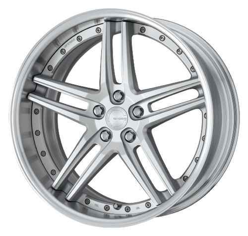 Work Gnosis Gr205 5x120 21x8.5+0 R Disk Matte Silver