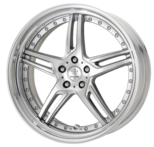 DURANDAL DD5.2 SILVER POLISHED 5x114.3 18X10.5 +84MM