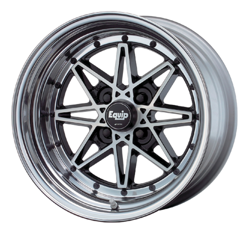 EQUIP 03 Black Polish 4x114.3 15x10.5 +16