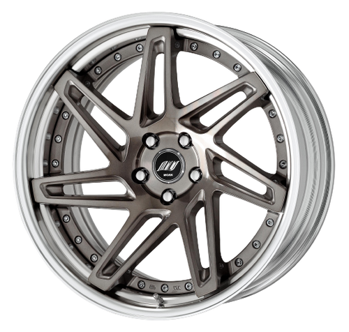 Work Zeast st3 5x120.65 20x10+22 R Disk Transparent Grey Polish