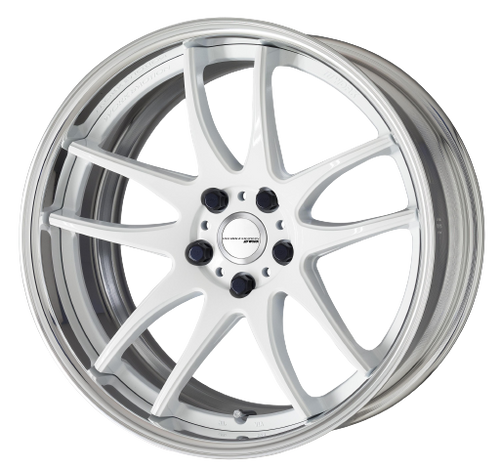 Work Cr 2P 5x120 19x9.0 +38 Gloss White