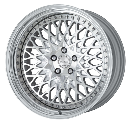 Work Gran Seeker Ccx 5x120 19x8+6 A Disk Machined Silver Polish