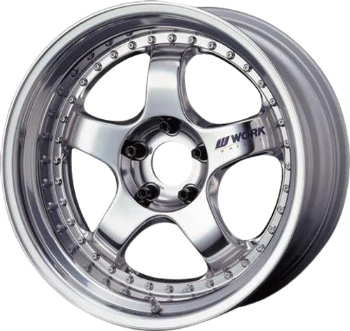 Work Meister S1 3P 4x100 18x14-8 O Disk Bright Buff Finish