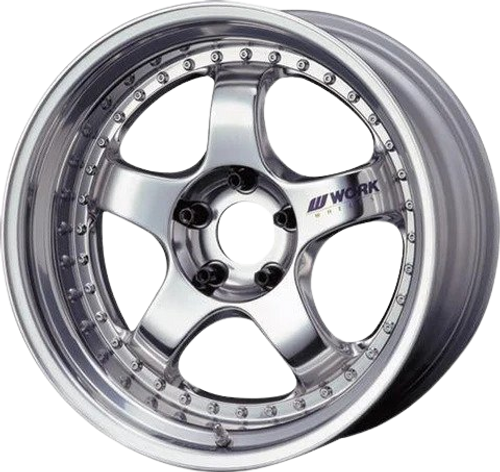 Work Meister S1 3P 5x108 19x14.5-14 R Disk Bright Buff Finish