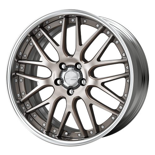 Work Lanvec Lm1 5x114.3 21x12+45 O Disk Trans Gray Polish