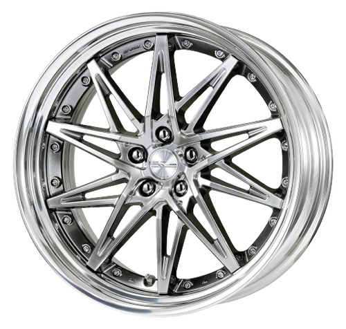 Work Schwert Sg1 5x100 21x9.5+38 R Disk Glim Silver