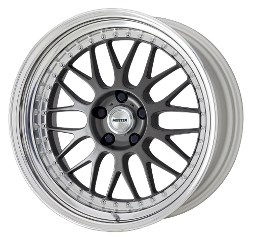 Work Meister M1 3p 5x130 18x12+15 H Disk Matte Gunmetal