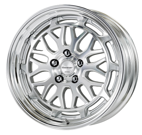 Work Seeker Mx 5x115 18x8.5+38 A Disk Matte Silver Polish