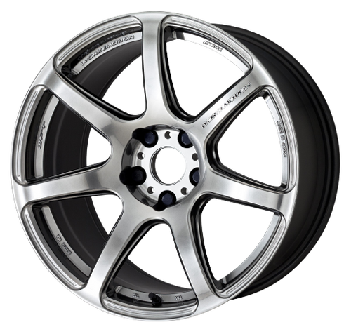 Work Emotion T7r 5x100 19x9.5 +38 Gt Silver