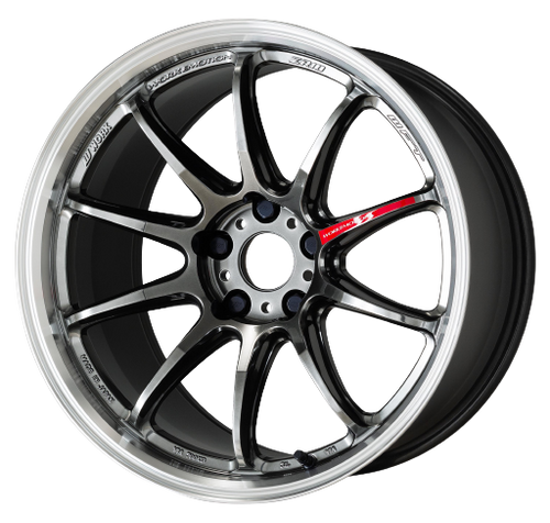 Work Emotion Zr10 5x108 18x9.5 +38 Glim Black Diamond Rim cut