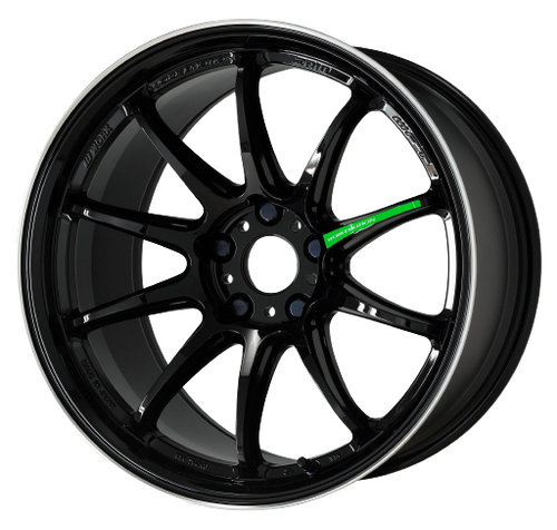 Work Emotion Zr10 5x120 18x7.5 +38 Black Diamond Lip Cut