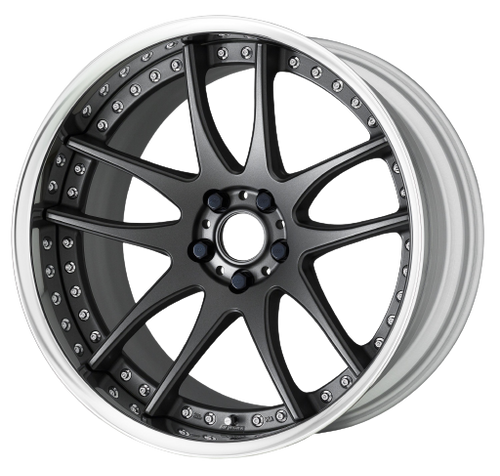 Work Emotion Cr 3P 5x115 21x8+12 L Disk Matte Gunmetal