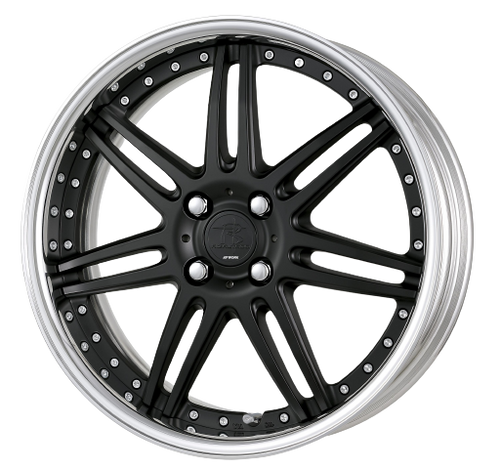 Work Rizaltado Spoke 2 4x100 17x6+30 O Disk Matte Black